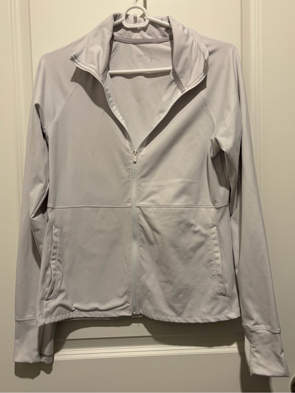 Jockey Light Gray Full-Zip Utility Jacket